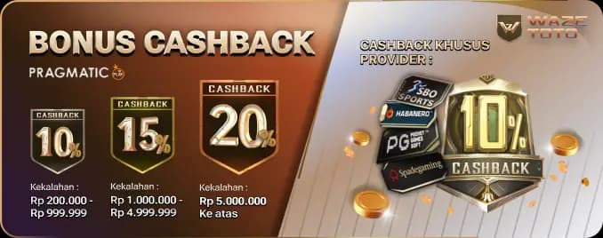 3# CASHBACK LIVEGAME